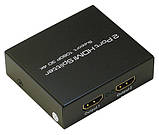 Ділювач HDMI сигналу 1х2 SP14002M ver 1.4, фото 2