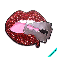 Термопатчи на жіночі Губи [Свій розмір і матеріали в асортименті]