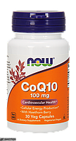 Коэнзим Q10, Coenzyme Q10, Now Foods, 100 мг, 30 капсул