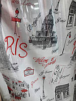 Гардина під льон (кисея) "Париж"