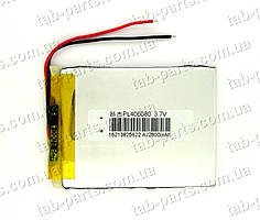Батарея (акумулятор) для планшета 2800 мА·год, Li-Pol 3.7 В, 80*60*4 мм
