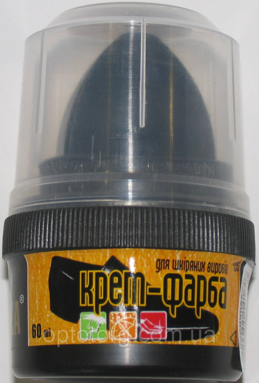 Безбарвний Крем для взуття в банці Блискавка 60мл