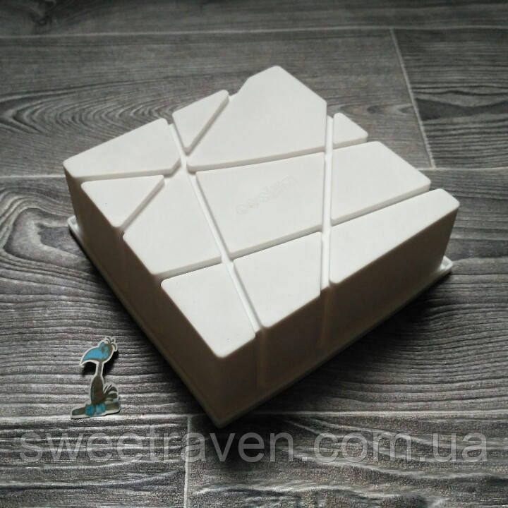 Форма силіконова для євро-десертів CHOCOLATE BLOCK (Шоколадний блок), фото 1