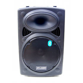 Колонка у формі валізи мікроф., USB, SD, FM, Blue. з виходом на AUX і на акум. 12V 57 см*35 см*31 см AT-Q12