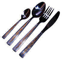 Набір столовий "Ромашка" (4 шт./набір) Золото