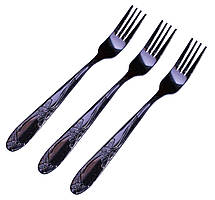 Виделки столові "Лоза" (12 шт./набір) Срібло