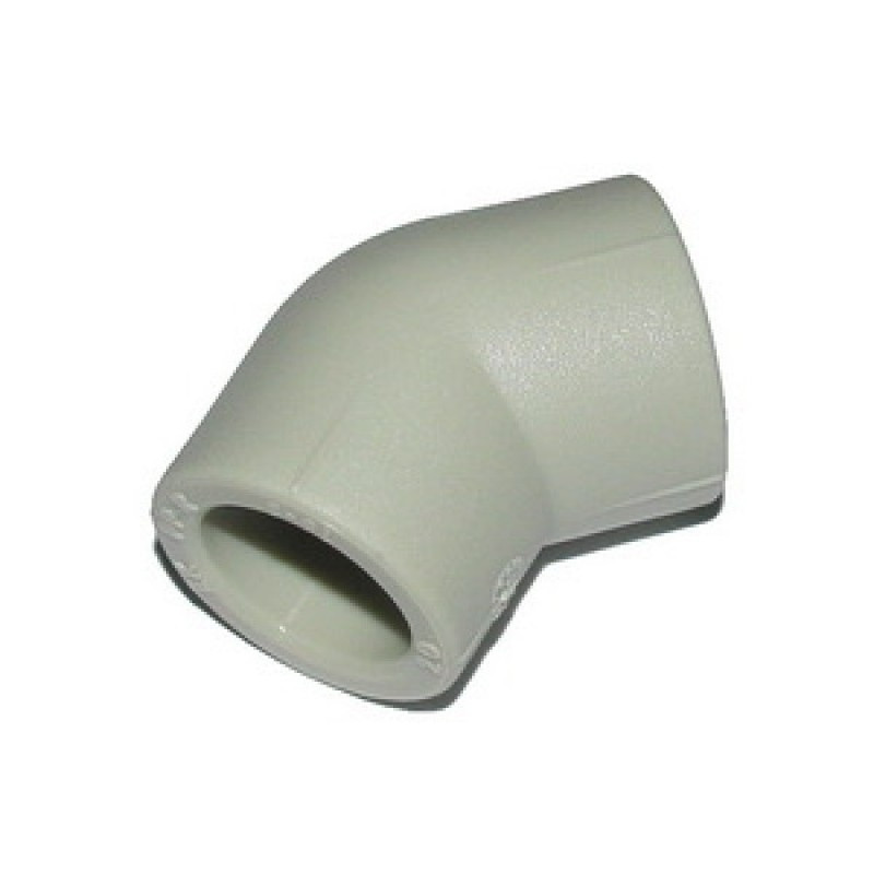 Коліно кутове PP-R 45* d-63 (d-63)