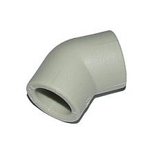 Коліно кутове PP-R 45* d-40 (d-40)