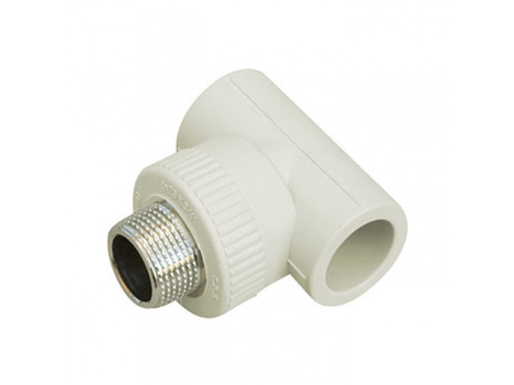 Трійник PP-R з зовнішньою різьбою 20х1/2"20 (20х1/2"х20), фото 1