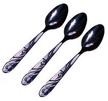 Ложки чайні "Хвиля" (12 шт./набір) Срібло