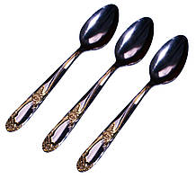 Ложки чайні "Лоза" (12 шт./набір) Золото