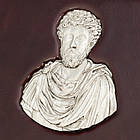 Книга шкіряна "Римські мислителі" Марк Аврелій Антонін, фото 6