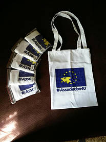 Сумки для покупок с флагов Евросоюза