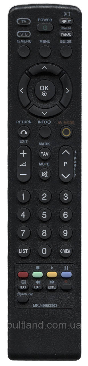 Пульт для телевізора LG MKJ40653802