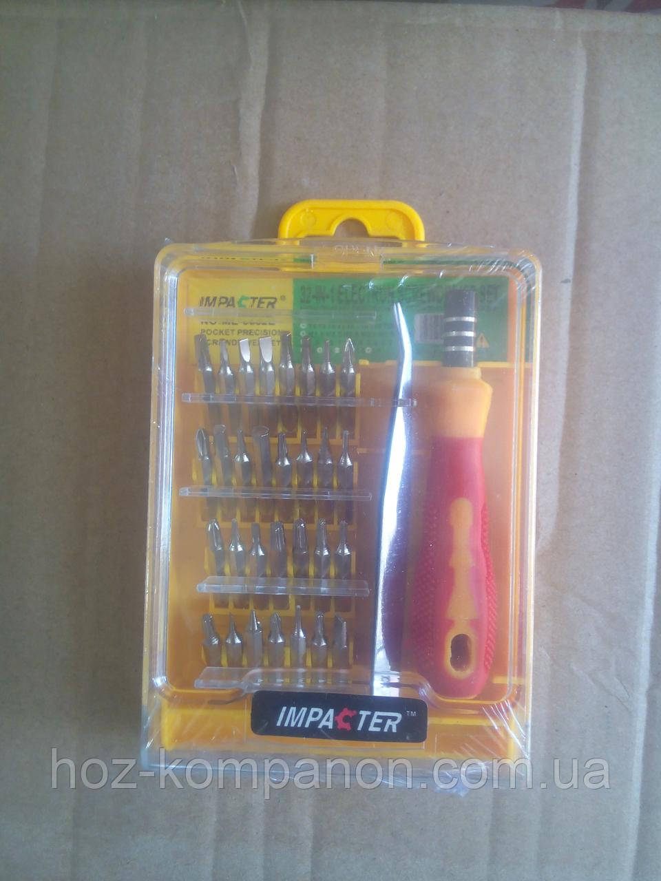 Набір викруток із пінцетом