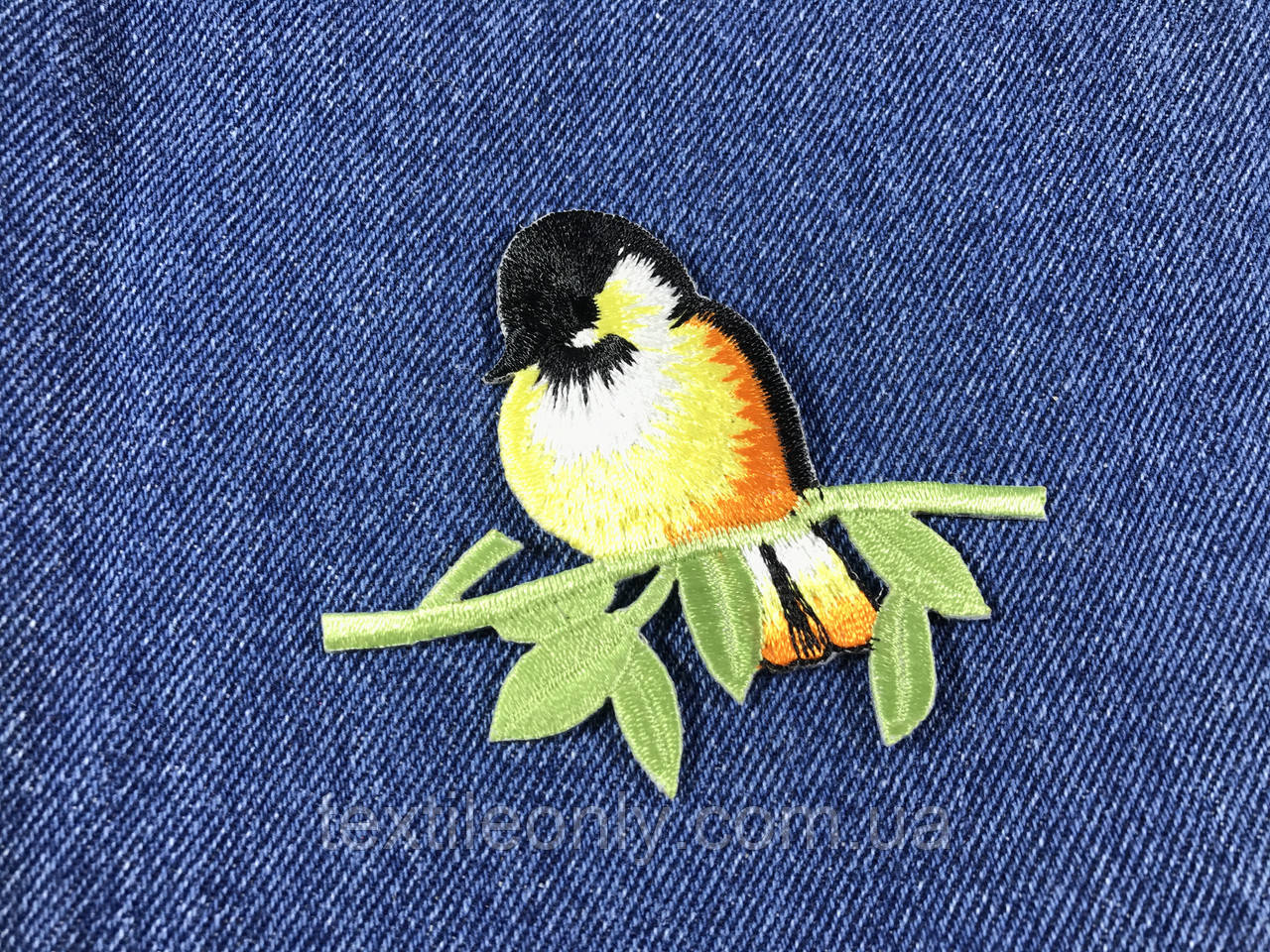 Нашивка Птах на гілці 82х69 мм