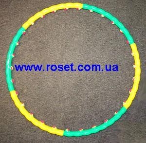 Хула Хуп массажный обруч Hula Hoop COLOR BALL FI-1358 (d - 90 см) - фото 2 - id-p63183