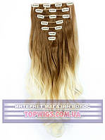 Трессы - волосы на заколках Rebecca (Термоволосы): цвет 27T613