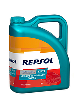 Моторна олива REPSOL ELITE LONG LIFE 50700/50400 5W30 (5 л) синтетика для автомобілів Volkswagen, Porsche