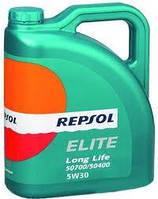 Моторна олива REPSOL ELITE LONG LIFE 50700/50400 5W30 (4 л) синтетика для автомобілів Volkswagen, Porsche