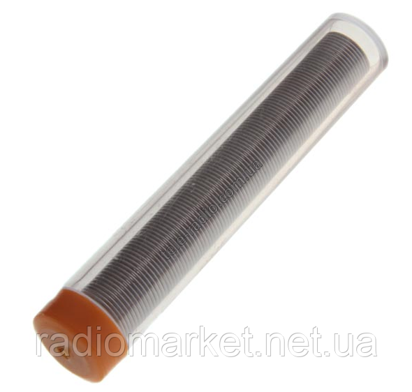 Припій безолив'яний ПОС-99,3Cu0.7, діам.-1мм, 15 гр, у колбі