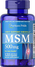 Метилсульфонілметан (МСМ) Puritan's Pride MSM 500 mg 120 Capsules