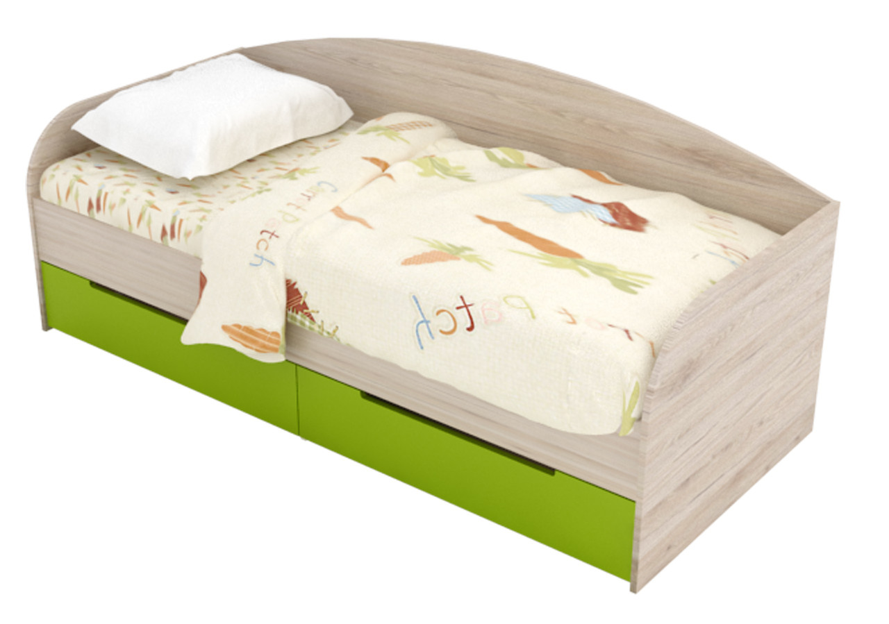 Ліжко односпальне з висувними ящиками "Л-5" 80х190
