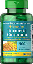 Препарат для відновлення суглобів і зв'язок, Puritan's Pride Turmeric Curcumin 450 mg 90 Capsules