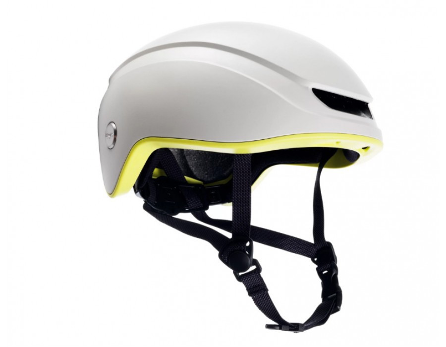 Велошлем BROOKS Island White/Lime L (59-62 см)