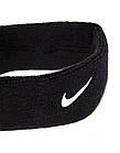 Пов'язка на голову Nike Swoosh чорна, фото 2