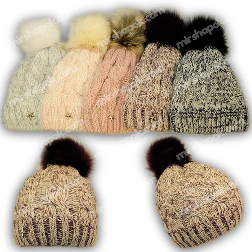 Вязаная шапка для девочки