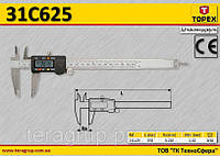 Штангенциркуль электронный цифровой 200мм, TOPEX 31C625