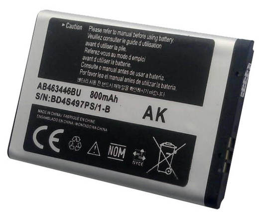 Аккумулятор Samsung B105E Duos AB463446BU , оригинал, фото 2