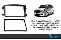 Переходная рамка 2 Din 2 Дин Mercedes Vito Viano C-class w203 w209