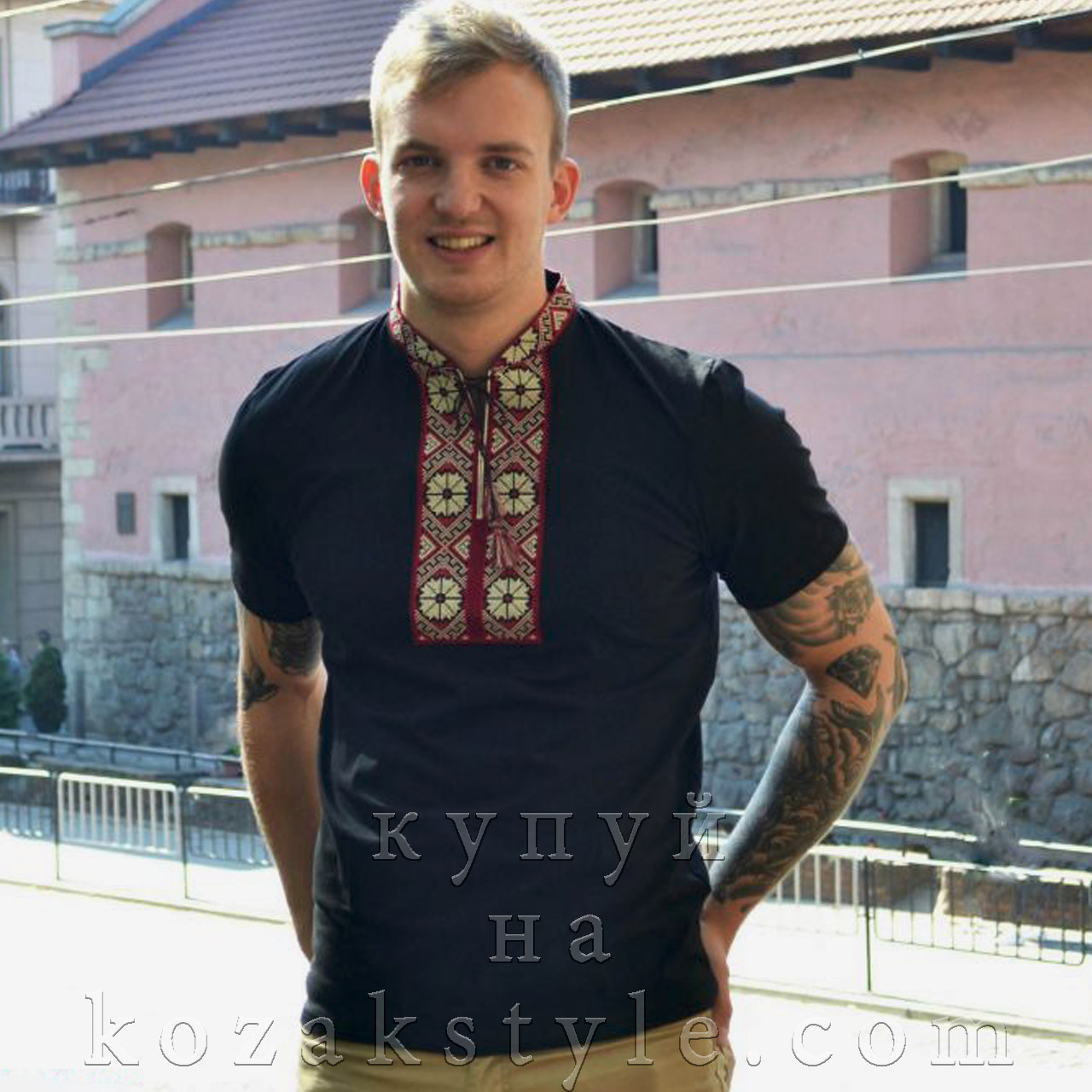 Футболка чоловіча вишита Парубоцька