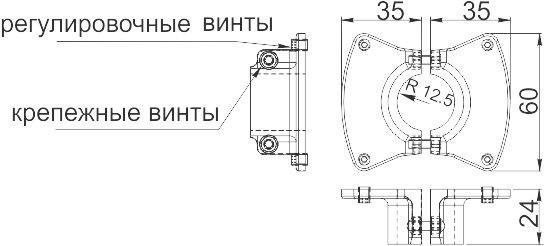 Джокер R-62 полкодержатель двухсторонний - фото 2 - id-p5060136