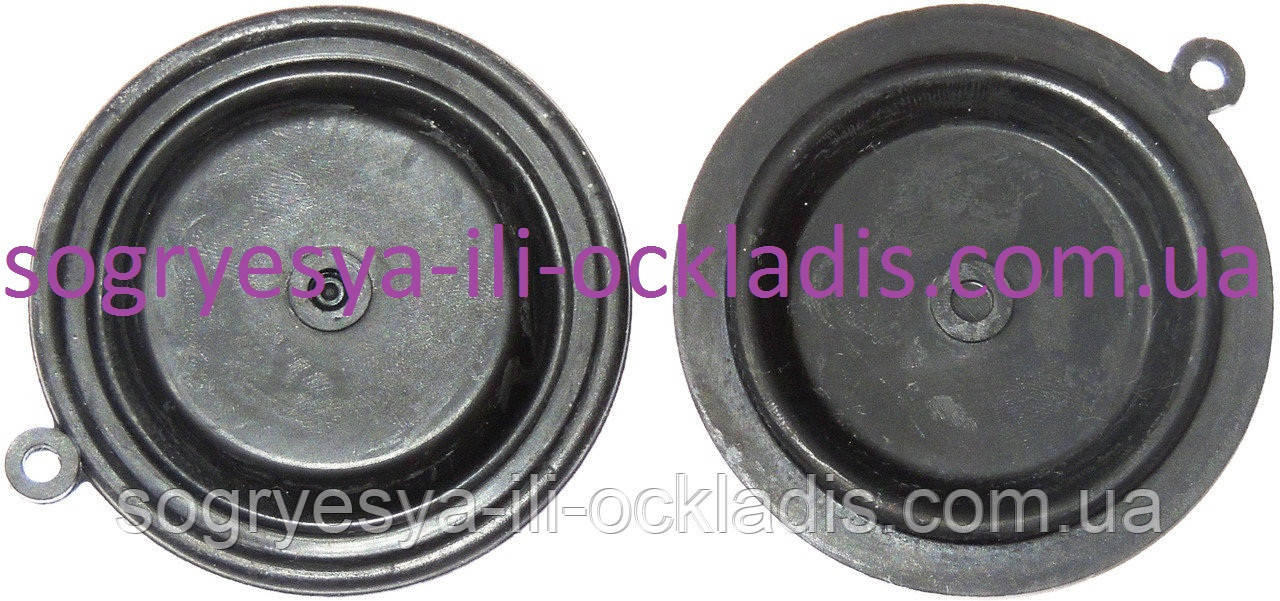 Мембрана гумова "мала" 54 мм (без фір.упак) водяного блоку колонок Terrmet РG-6, код сайта 0440, фото 1