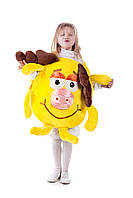 Детский карнавальный костюм Смешарики Лосяш, рост 110-125 см