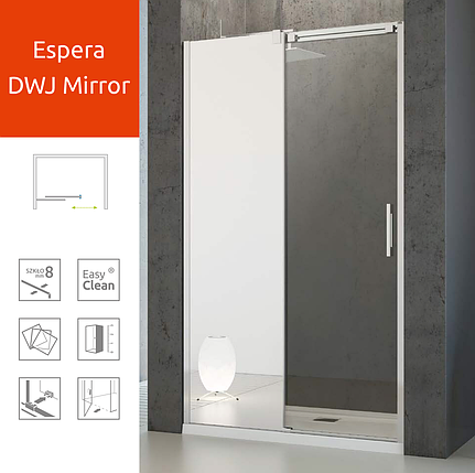 Душевые двери Radaway Espera DWJ Mirror, фото 2