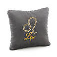 Подушка подарункова гороскоп «Лев» флок, фото 7