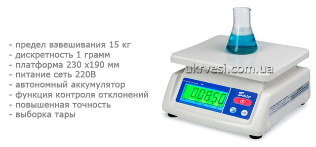 Весы фасовочные Certus Base СВСр-15-1