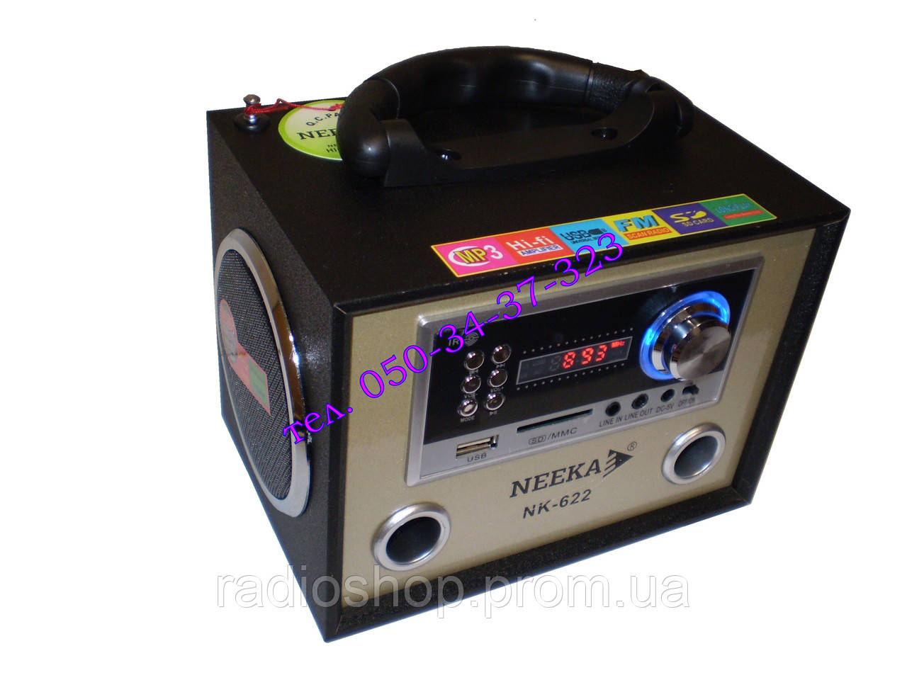 Радіоприймач Колонка NK-622 AC USB/SD MP3 PLAYER