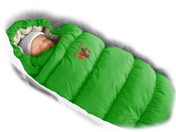 Пуховий конверт Inflated-А (Ніжно-салатовий+фланель), фото 2