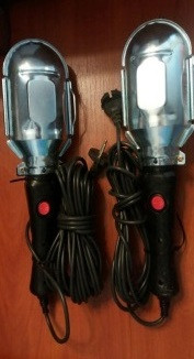 Лампа переносна з вимикачем 10м, E27 (6А 250В 100Вт) Україна, фото 1