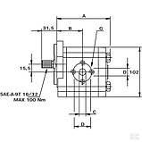 Шестерневий насос CASAPPA серія POLARIS PLP2025D003S2 Pump PLP20.25D0-03S2-LEB/EA-N, фото 4