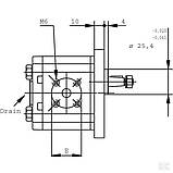 Шестерневий насос CASAPPA серія POLARIS PLP108D081E1 Pump PLP10.8 D0-81E1-LBB/BA, фото 6