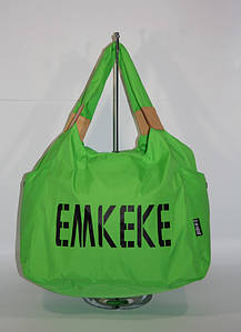 Спортивна, дорожня, пляжна сумка EMKeke 915 салатова, забарвлення