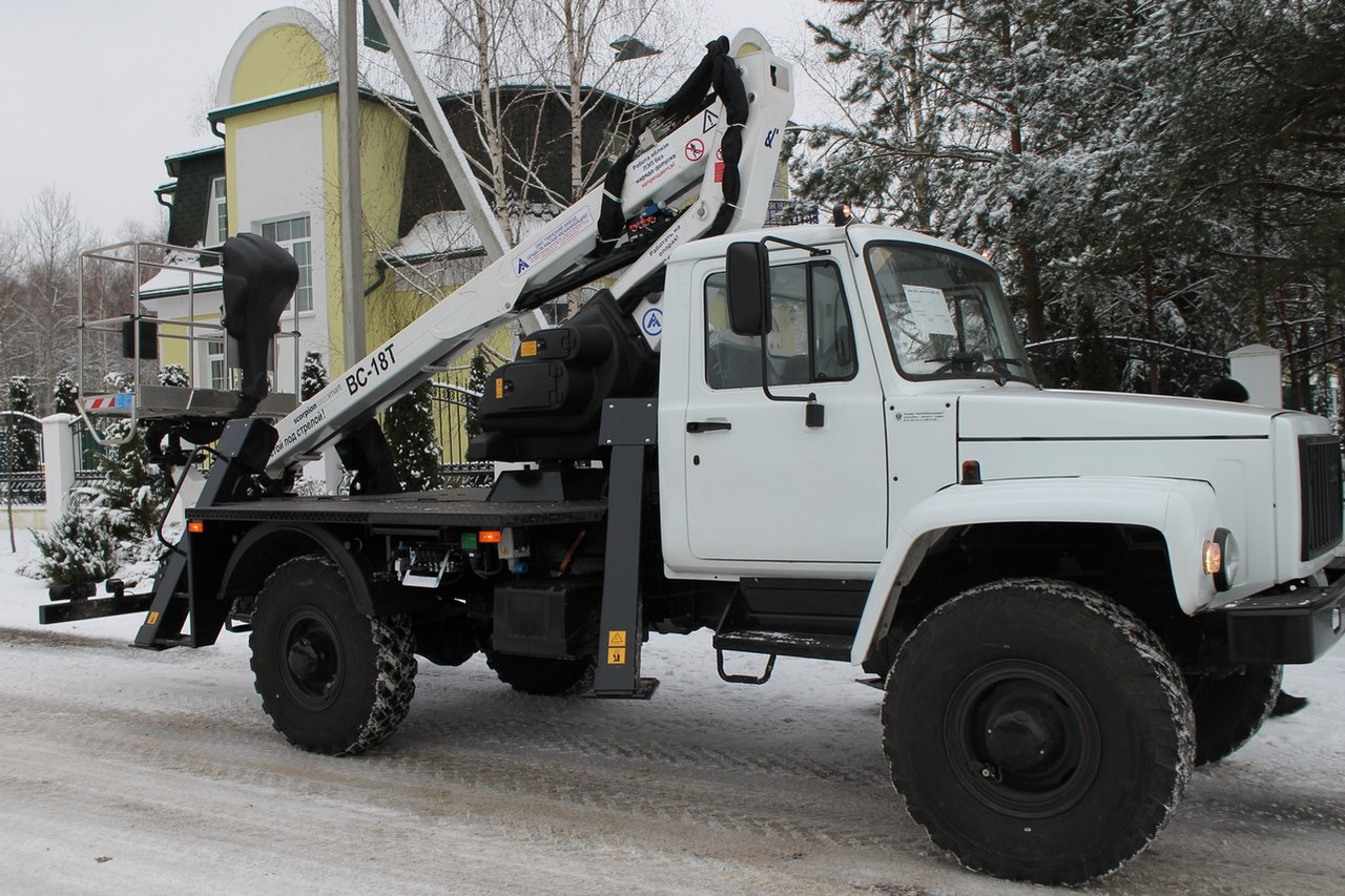 Підйомник автомобільний телескопічний СММ ВС-18Т-05, фото 1