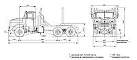 Лесовозный тягач КрАЗ 64372 IK