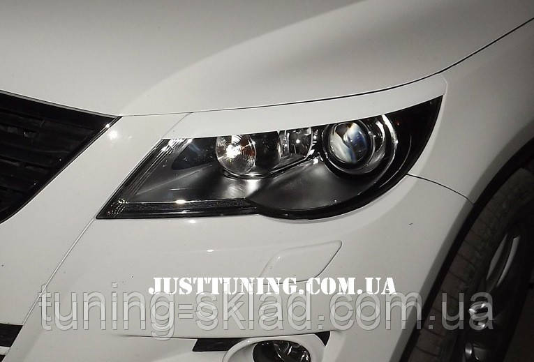 Вії Фольксваген Тігуан (накладки на передні фари Volkswagen Tiguan) , фото 1